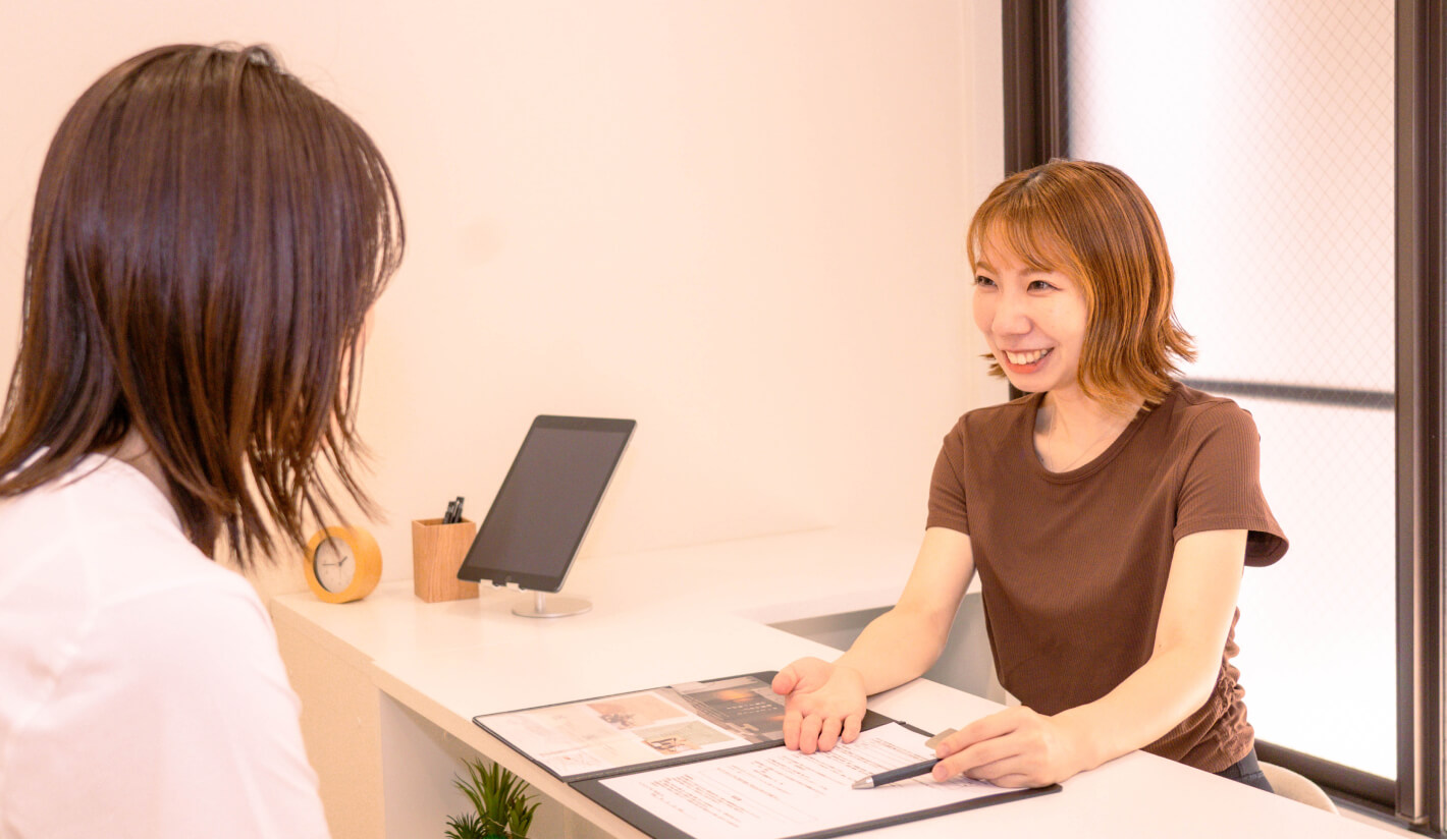 初めてでも安心のフォロー体制